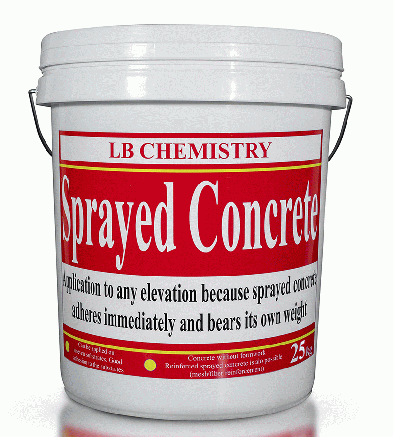 ADDITIVES FOR SPRAYED CONCRETE